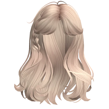 Wispy Swirly Braided Waves (Platinum)