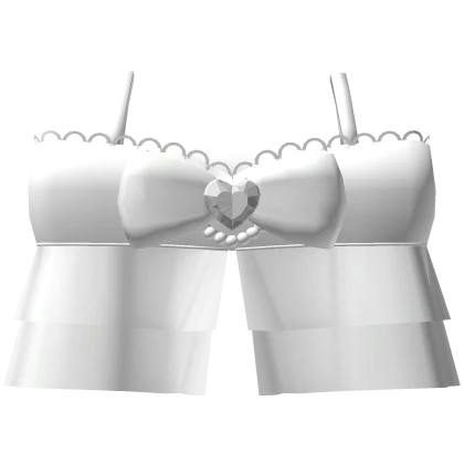 White Hime Gyaru Doll Princess Layered Camisole