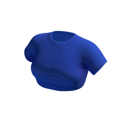 Comfy Crop Top (Blue)