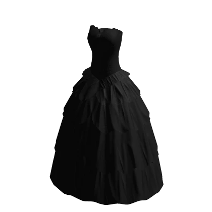 ♾️ Black creepy witch gown