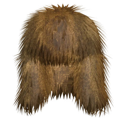 Big Fluffy Beige Ushanka