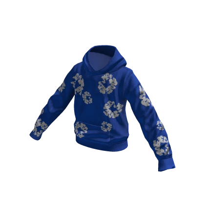 Fashion Denim Tears Hoodie (Blue)