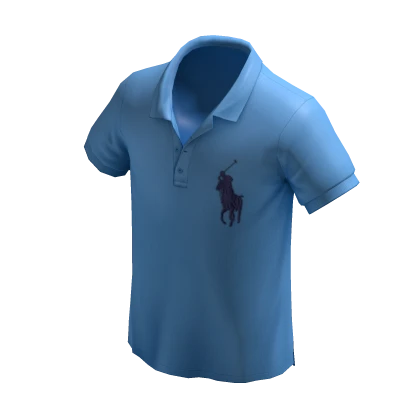 Ralph Lauren Iconic Polo Shirt-Harbor Island Blue