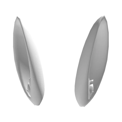 White Bunny Rabbit Ears