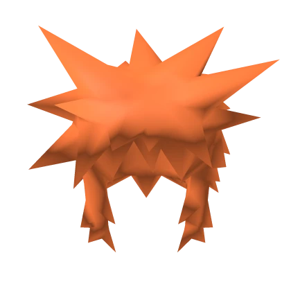 Orange Spiky Hair