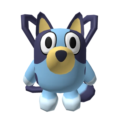 Blue Bluey Bandit Dog Plushie Backpack (1.0)