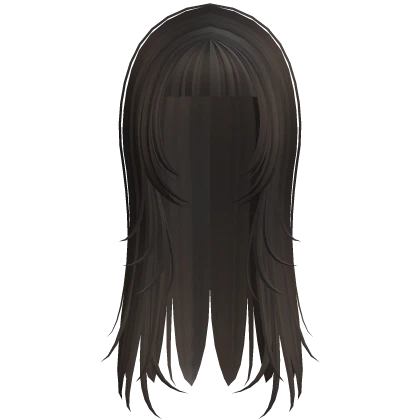 ☆ dracula long wispy emo dark brown