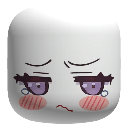 Cute Unhappy Chibi Face