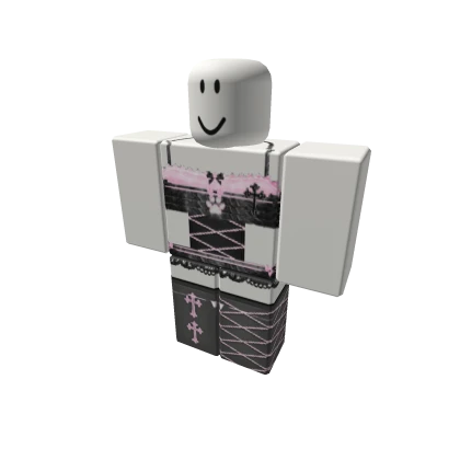 ♡ pink and black paw