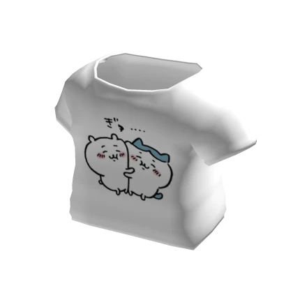 𖹭 : kawaii hachiware and chiikawa hug shirt