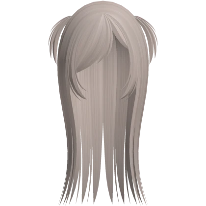 spiky wispy hair w side bangs dust brown