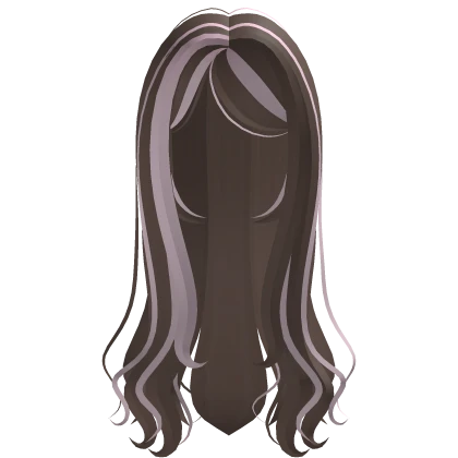 ʚ♡ɞ cute two-toned long wavy hair (brown & pink)