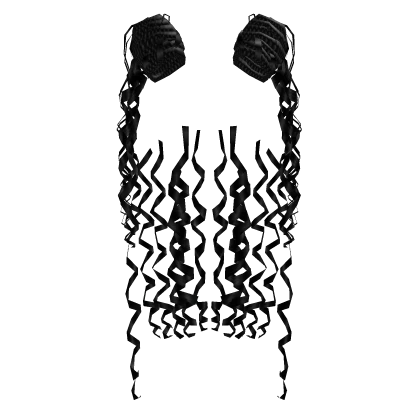 Bun w/ curls Extension [Black]