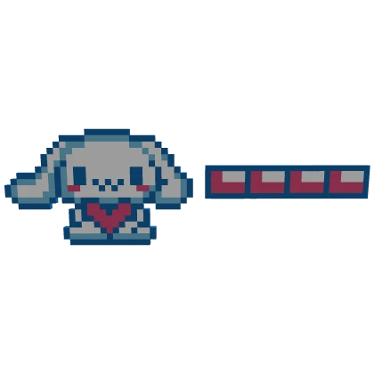 8-bit Cinnamoroll Health Bar 