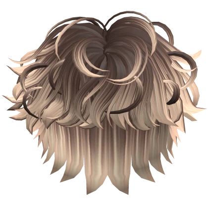 Fluffy Curly Boy Hair - Blonde&Brown
