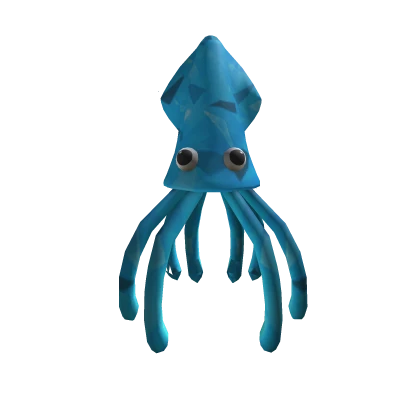 Blue Sparkle Time Squid