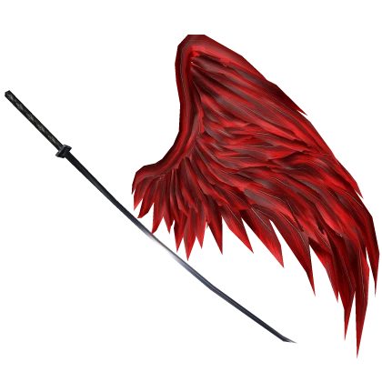 Red Ghoul Wing & Katana