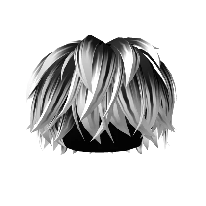 [FREE] Black White Fluffy Messy Boy Hair
