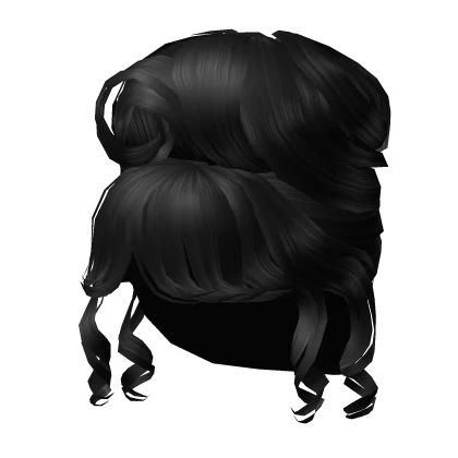 Messy Chic 60's Beehive in Black