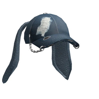 Denim Bunny Street Cap