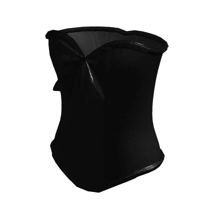 Black Velvet Ribbon Aesthetic Corset