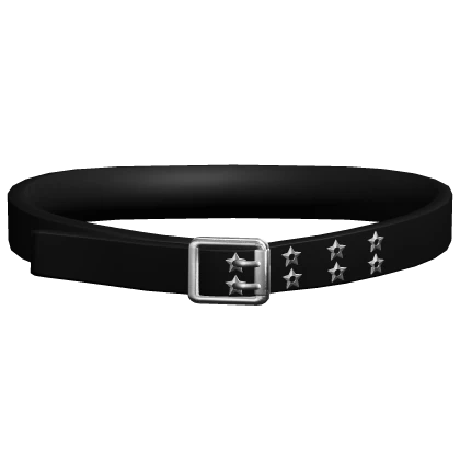 [1.0] Double Star Stud Black Choker