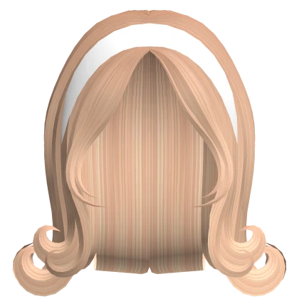 Soft Curled Short Hair with Headband