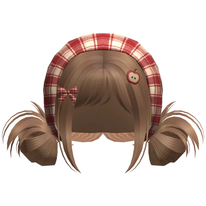♡ igari mori kei buns w bandana caramel