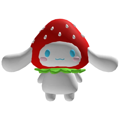 Strawberry Cinnamoroll Back Plush (Small)