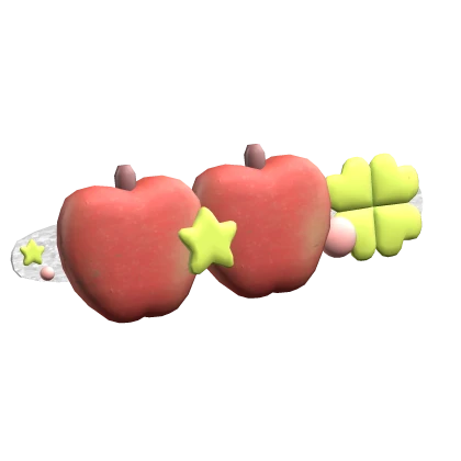 apple clover igari mori kei harajuku clips 🍎🍀