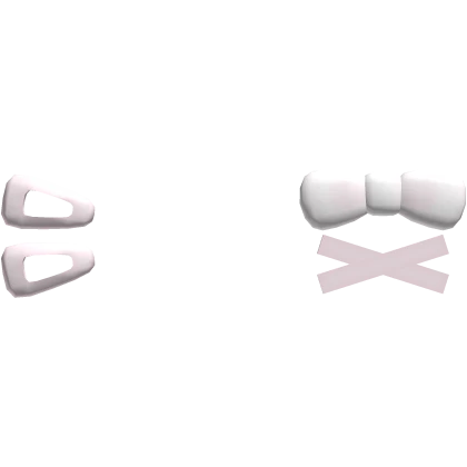 ୨୧ kawaii matching melody hair clips pink