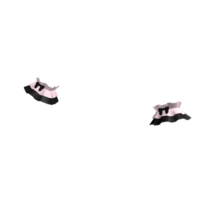 black / pink french chic cute egl ruffle cuffs