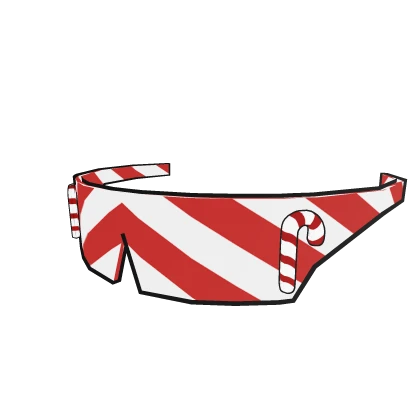 Candy Cane Glasses (Christmas)