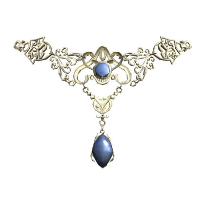 Gold Sapphire Circlet w Extension