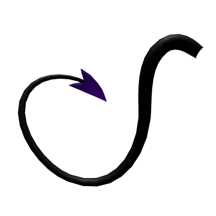 Long Purple Demon Tail