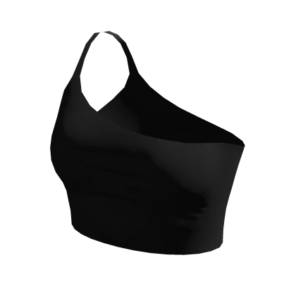 acubi ☆ black one strap tank top