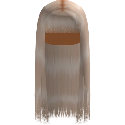 Platinum Blonde Buss-Down with Chinese Bang