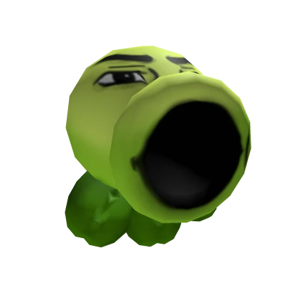 PVZ Man Face PeaShooter