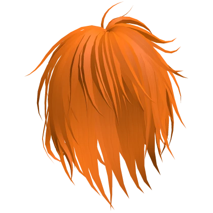 Windy Short Anime Messy Orange Hair