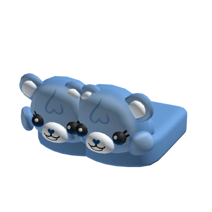 ꒰ cute cloud bear slippers ♡꒱