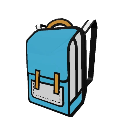 2D Blue Backpack