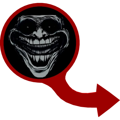 Scary Troll Face Pointing