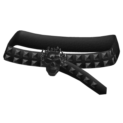 Black Punk Vkei Belt