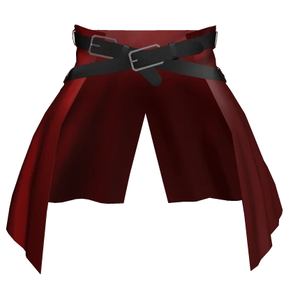 Red Waist Coat Black Belts [1.0 Girl Torso]