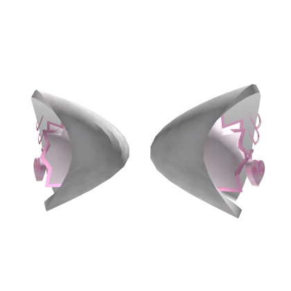 Cute Kitty Cat Ears (White&Pink)