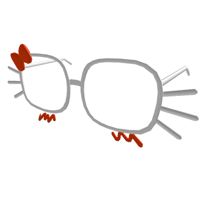 White Bow Glasses3.0