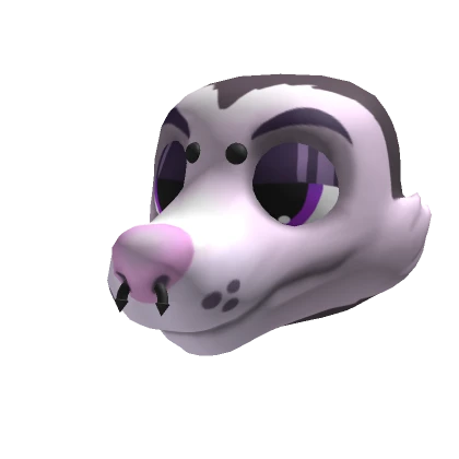 Purple Punk Opossum Head