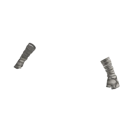 White Y2K Punk Arm Wrap CM Gauze Bandages