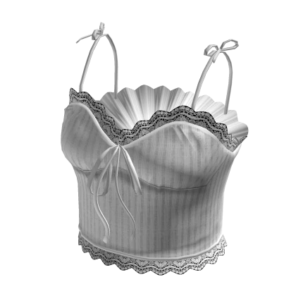 Tie Straps Cami Crop Top