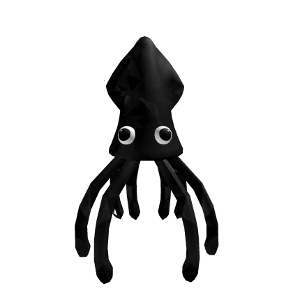 Black Sparkle Time Squid